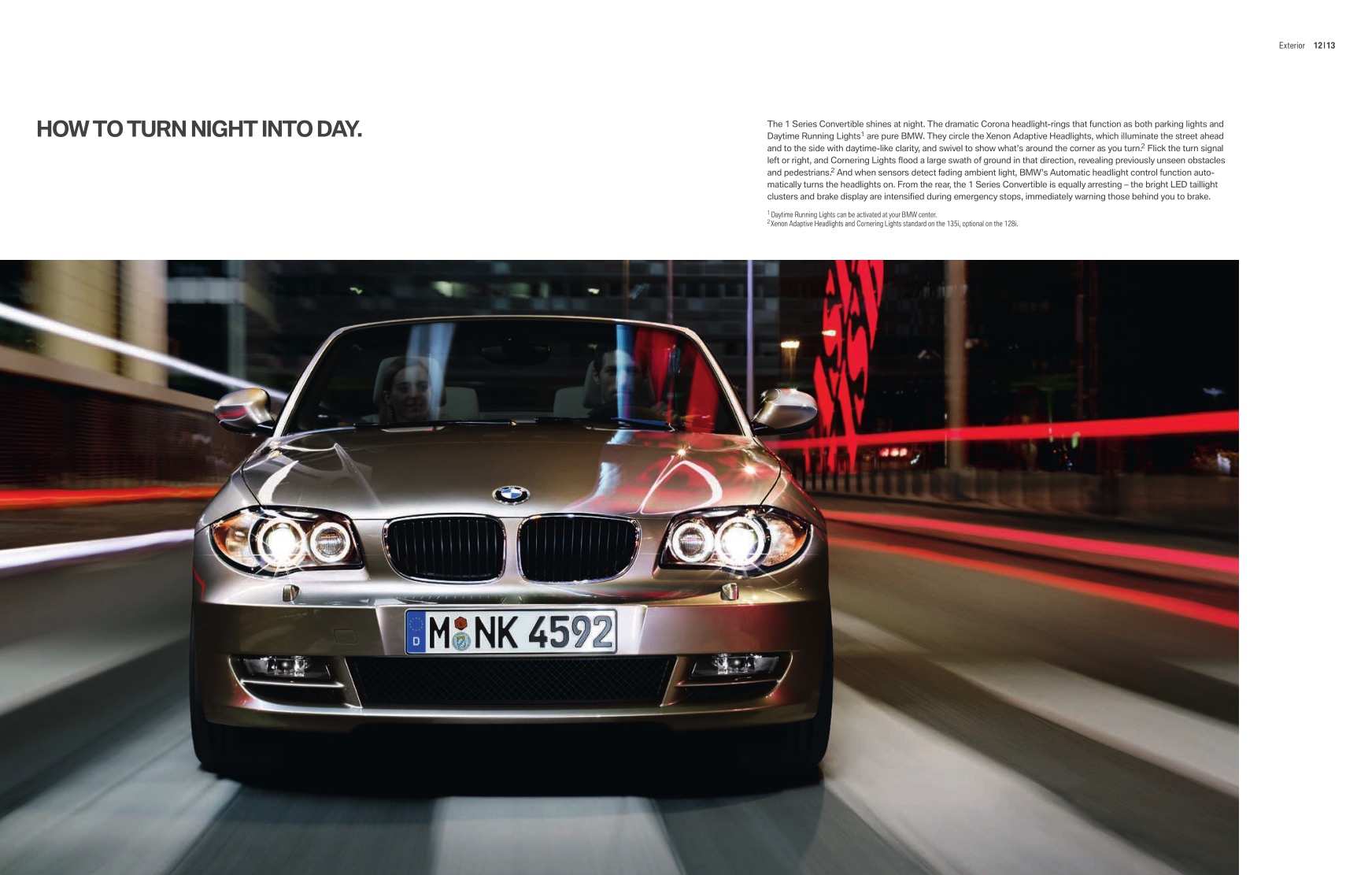 2011 BMW 1-Series Convertible Brochure Page 18